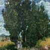 Les cypress - Van Gogh - Reproductions de tableaux et peintures haut de gamme