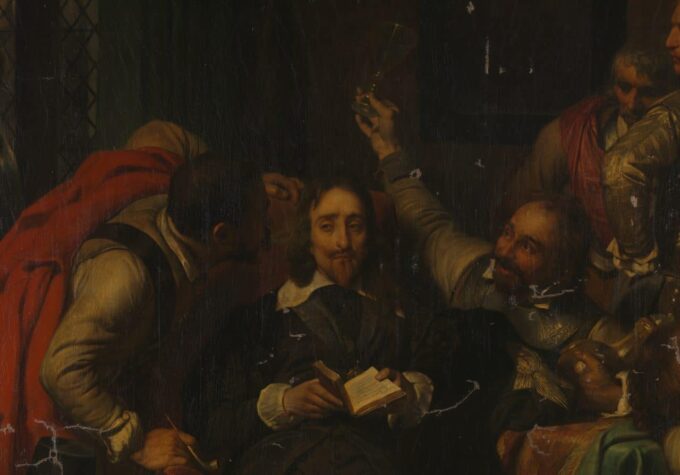 Charles I insulted by Cromwell's soldiers - Paul Delaroche