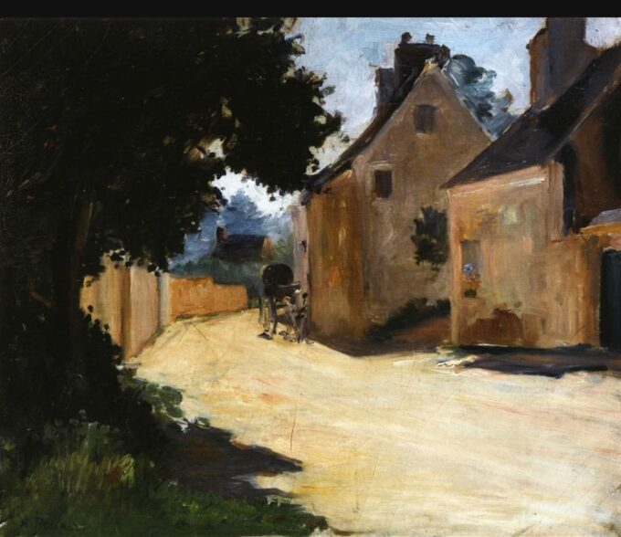 Street in the Village of Louveciennes – Pierre-Auguste Renoir