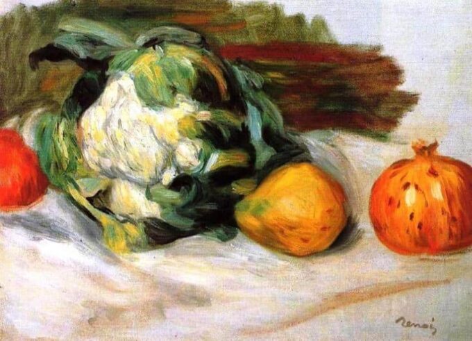 Cauliflower and grenades - Pierre-Auguste Renoir