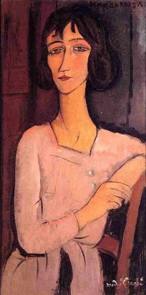 Marguerite assise - Amedeo Modigliani - Reproductions de tableaux et peintures haut de gamme