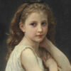 Tête d'une jeune fille - William Bouguereau - Reproductions de tableaux et peintures haut de gamme