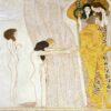 Beethoven-Fries : l'exigence après la chance - Gustav Klimt - Reproductions de tableaux et peintures haut de gamme