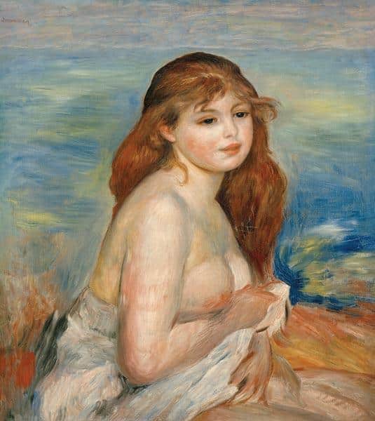 Bather 1884 - Pierre-Auguste Renoir