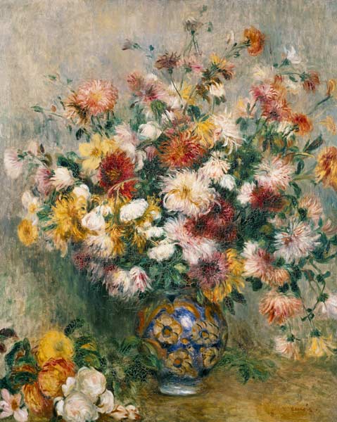 Dahlias – Pierre-Auguste Renoir