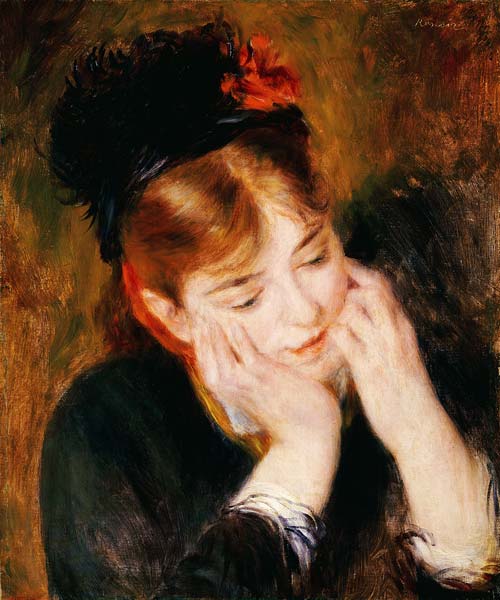 Contemplation - Pierre-Auguste Renoir