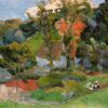 Paysage à Pont Aven - Paul Gauguin - Reproductions de tableaux et peintures haut de gamme