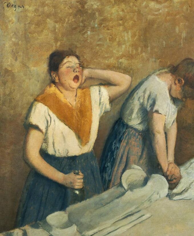 The Laundresses (Ironing) - Edgar Degas