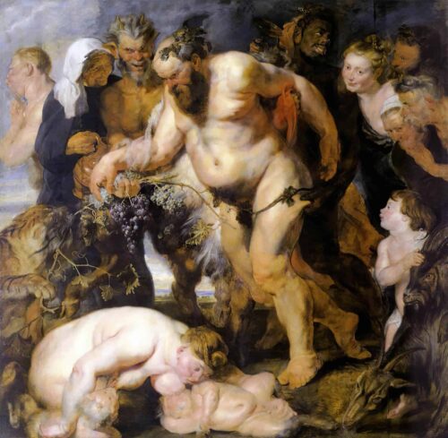 Le Silène ivre - Peter Paul Rubens - Reproductions de tableaux et peintures haut de gamme