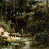 La source forestière - Carl Spitzweg - Reproductions de tableaux et peintures haut de gamme