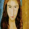 Portait de Jeanne Hebuterne - Amedeo Modigliani - Reproductions de tableaux et peintures haut de gamme