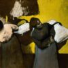 À l'intérieur en livrante du linge - Edgar Degas - Reproductions de tableaux et peintures haut de gamme