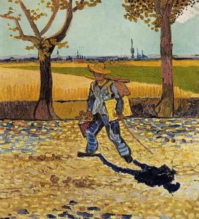 The Painter on the Road to Work - Van Gogh