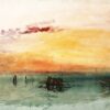 Venise vue de Fusina - William Turner - Reproductions de tableaux et peintures haut de gamme