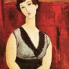 La fille de chocolat - Amedeo Modigliani - Reproductions de tableaux et peintures haut de gamme