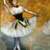 Danseuse avec des tambourins - Edgar Degas - Reproductions de tableaux et peintures haut de gamme