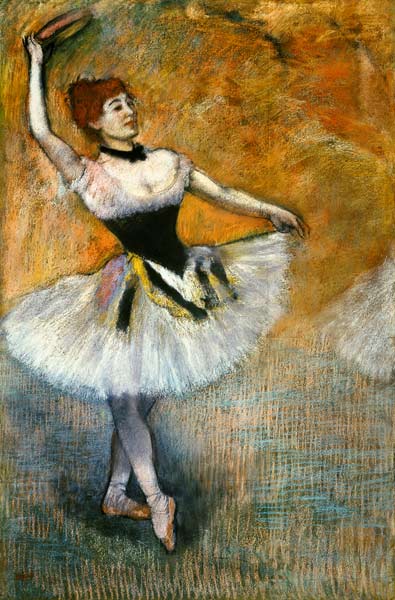 Dancer with Tambourines - Edgar Degas