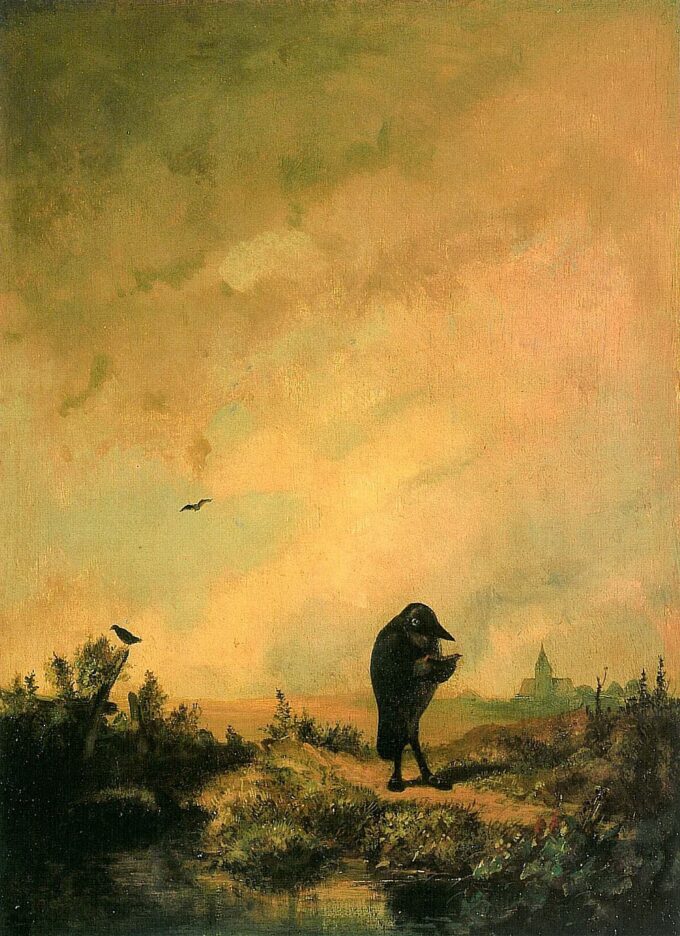 The Raven - Carl Spitzweg