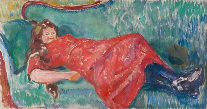 On the Sofa - Edvard Munch