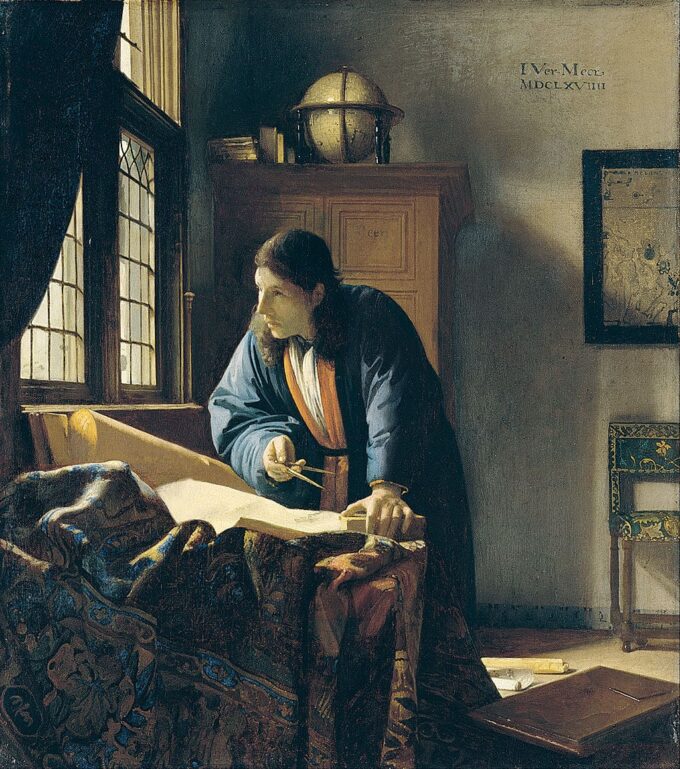 The Geographer - Johannes Vermeer