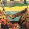 Van Gogh peignant des tournesols - Paul Gauguin - Reproductions de tableaux et peintures haut de gamme