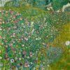 Paysage de jardin italien - Gustav Klimt - Reproductions de tableaux et peintures haut de gamme