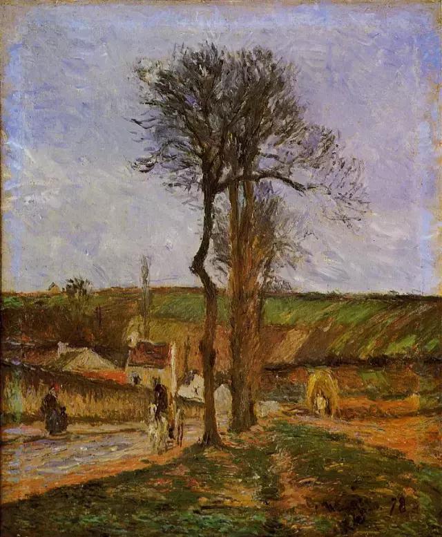 Near Pontoise - Camille Pissarro