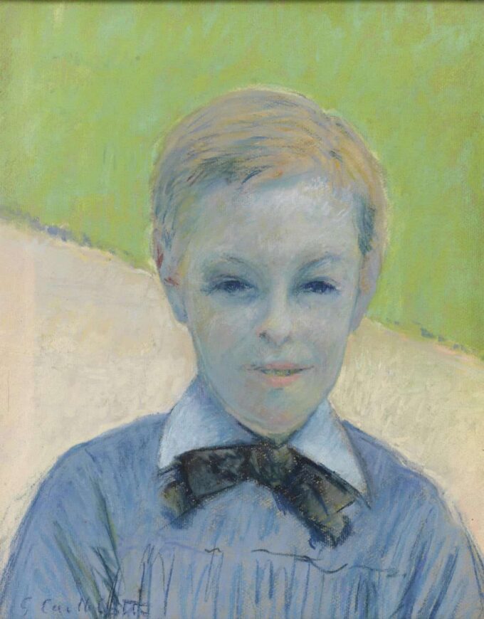 Child's Head - Caillebotte