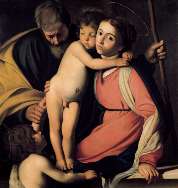 The Holy Family with John the Baptist as a Boy - Caravaggio