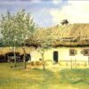 Maison paysanne ukrainienne - Ilya Repin - Reproductions de tableaux et peintures haut de gamme