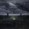 Rivage au clair de lune - Caspar David Friedrich - Reproductions de tableaux et peintures haut de gamme