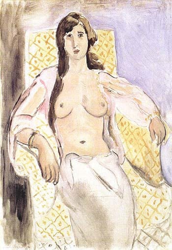 Woman in a Armchair or Antoinette - Matisse