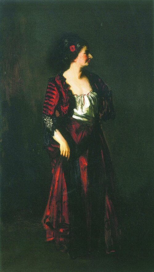 Portrait d'Eugenie Stein - Robert Henri - Reproductions de tableaux et peintures haut de gamme