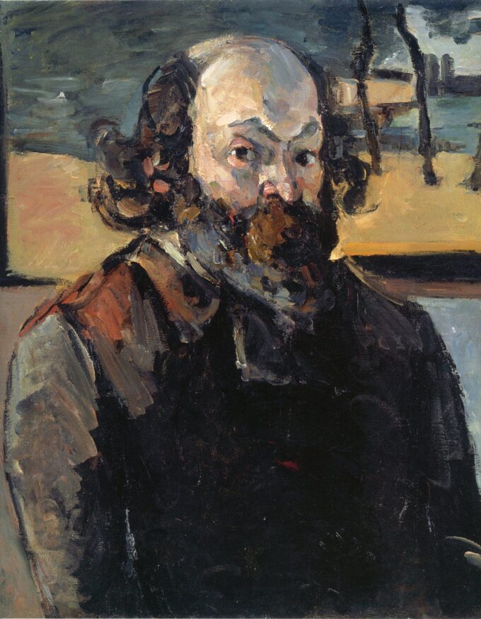 Portrait de l'artiste - Paul Cézanne - Reproductions de tableaux et peintures haut de gamme