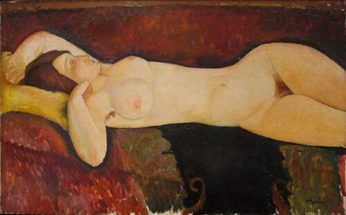 Le grand nu - Amadeo Modigliani - Reproductions de tableaux et peintures haut de gamme