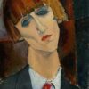 Madame Kisling - Amedeo Modigliani - Reproductions de tableaux et peintures haut de gamme