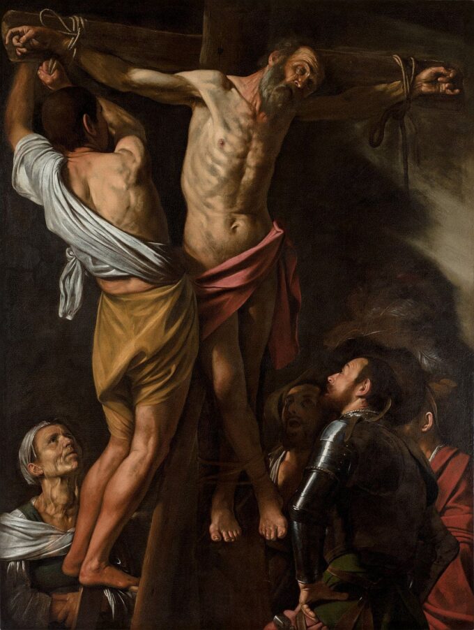 Crucifixion d'André - Caravage - Reproductions de tableaux et peintures haut de gamme