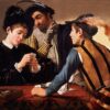 Les Tricheurs - Caravage - Reproductions de tableaux et peintures haut de gamme