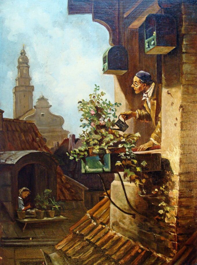 The Room under the Roof - Carl Spitzweg