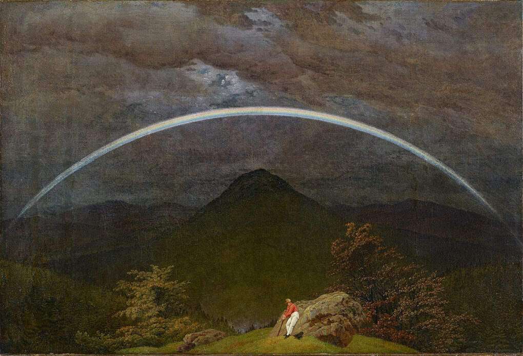 Paysage de montagne avec arc-en-ciel - Caspar David Friedrich - Reproductions de tableaux et peintures haut de gamme