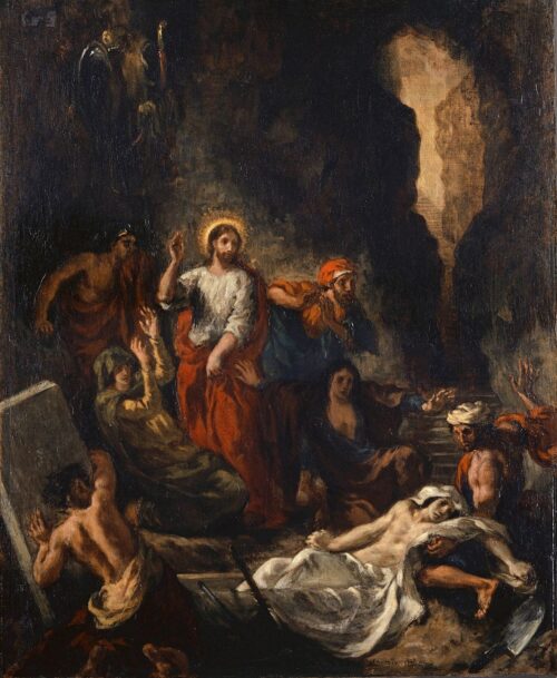 La résurrection de Lazare - Eugène Delacroix - Reproductions de tableaux et peintures haut de gamme