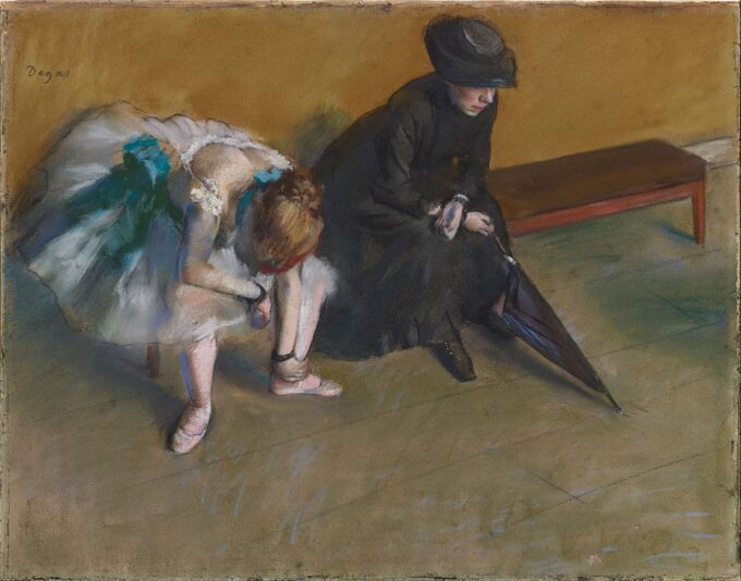 The Waiting - Edgar Degas