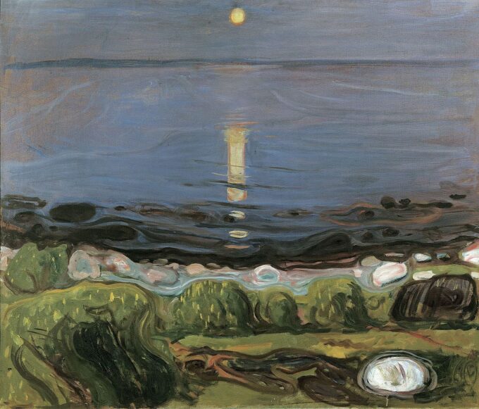 Summer Night on the Beach - Edvard Munch