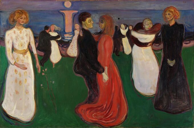 La danse de la vie - Edvard Munch - Reproductions de tableaux et peintures haut de gamme