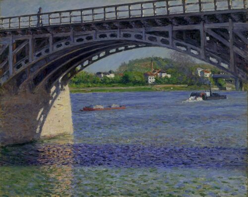 Le pont d'Argenteuil - Caillebotte - Reproductions de tableaux et peintures haut de gamme