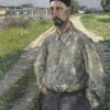 Portrait d'Eugène Lamy - Caillebotte - Reproductions de tableaux et peintures haut de gamme