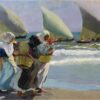 Les trois voiles - Sorolla - Reproductions de tableaux et peintures haut de gamme