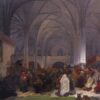 Maître Jan Hus prêchant à la chapelle de Bethléem - Mucha - Reproductions de tableaux et peintures haut de gamme