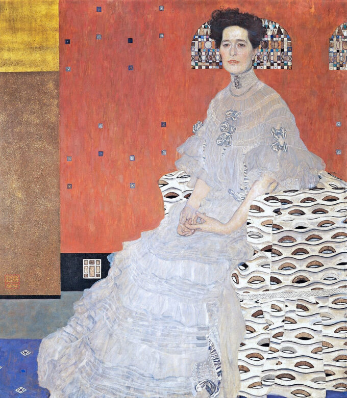 Portrait de Fritza Riedler - Gustav Klimt - Reproductions de tableaux et peintures haut de gamme