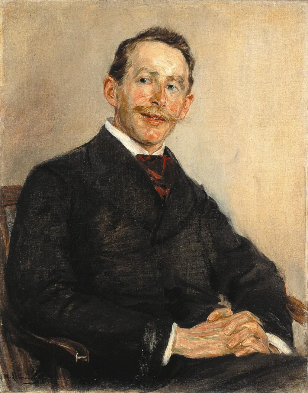 Portrait du Dr Max Linde - Max Liebermann - Reproductions de tableaux et peintures haut de gamme